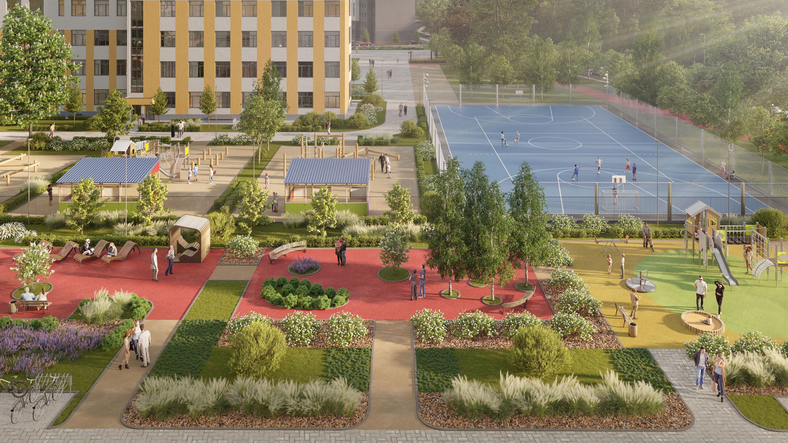 2-комнатная квартира, 54 кв.м, ЖК "Пейзажный квартал" (Цветной город), изображение-5