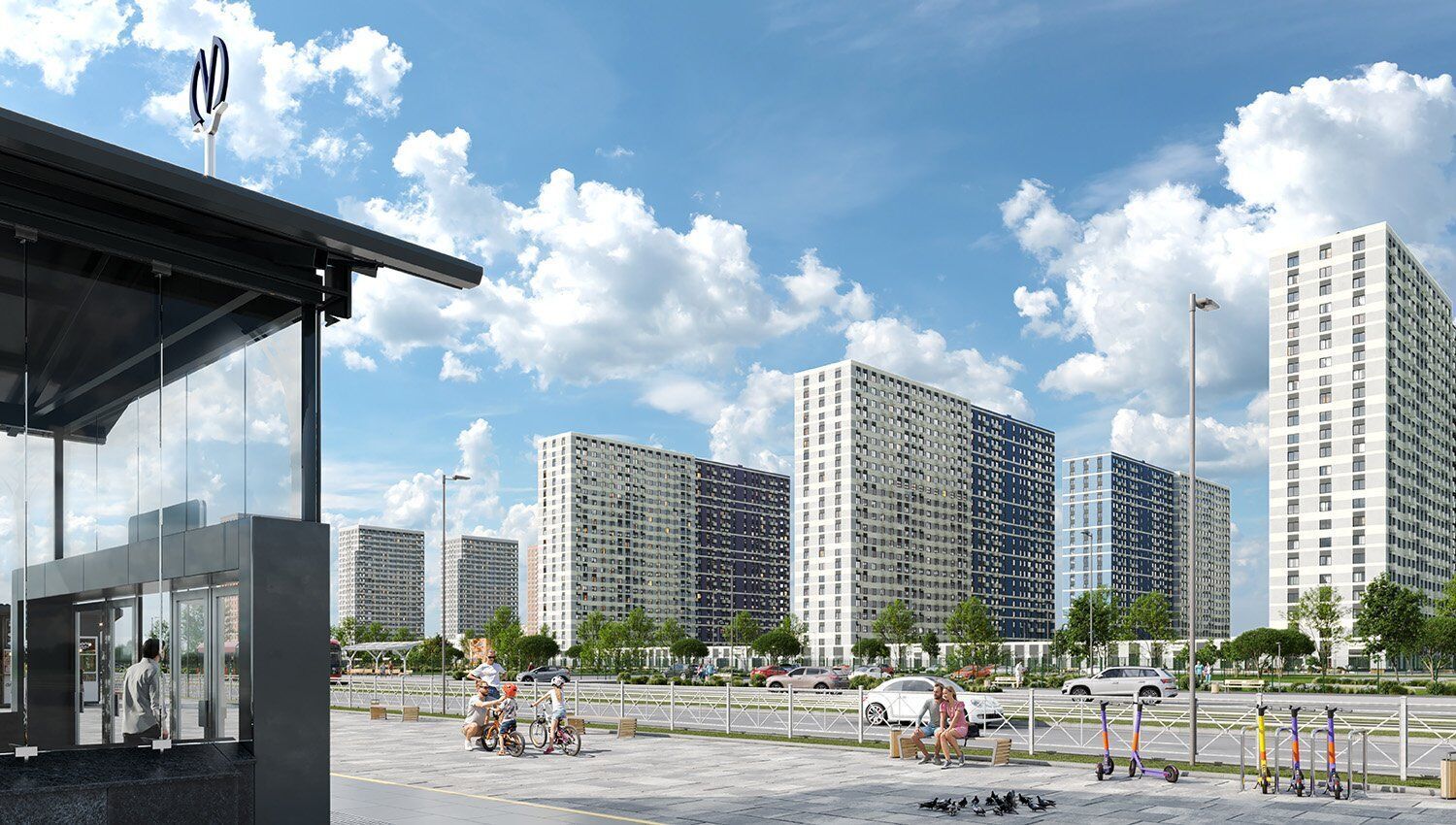 1-комнатная квартира, 36.45 кв.м, ЖК "Морская миля", изображение-15