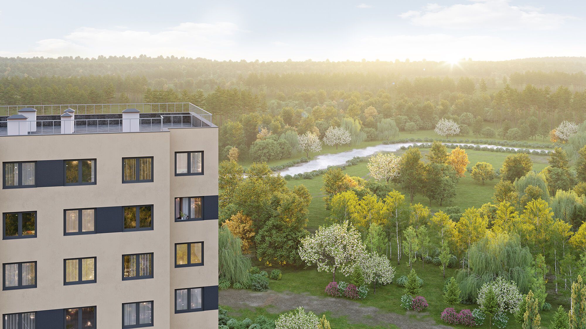 2-комнатная квартира, 59 кв.м, ЖК "Пейзажный квартал" (Цветной город), изображение-7