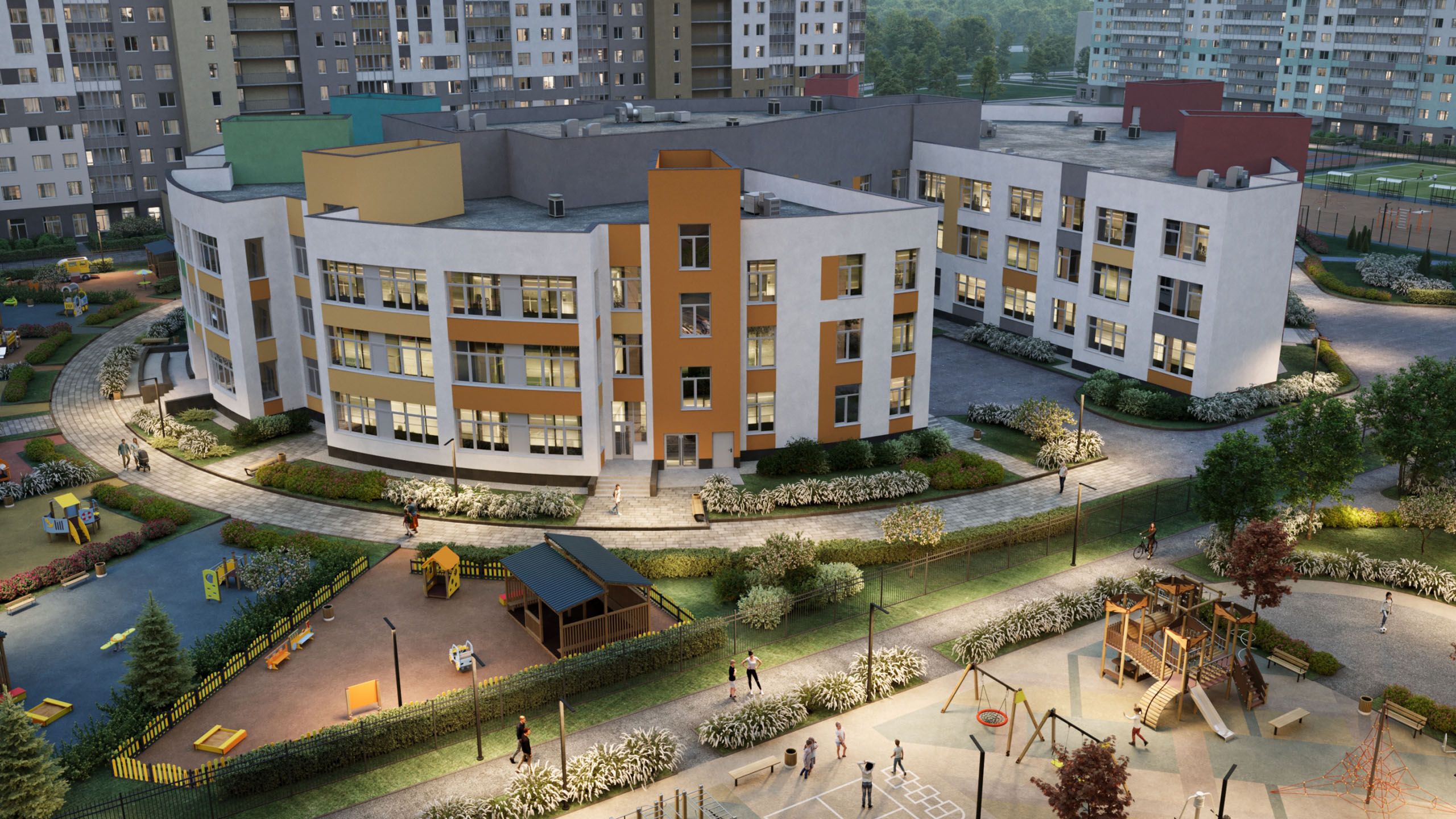 2-комнатная квартира, 42.1 кв.м, ЖК "Цветной город", изображение-15