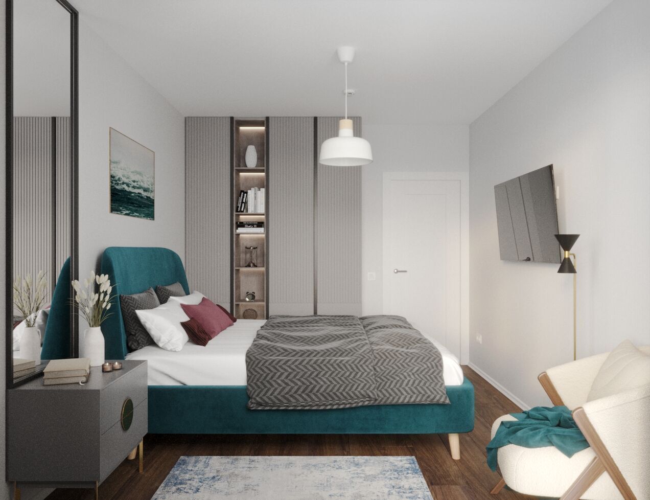 1-комнатная квартира, 32.8 кв.м, ЖК "Ржевский парк", изображение-27