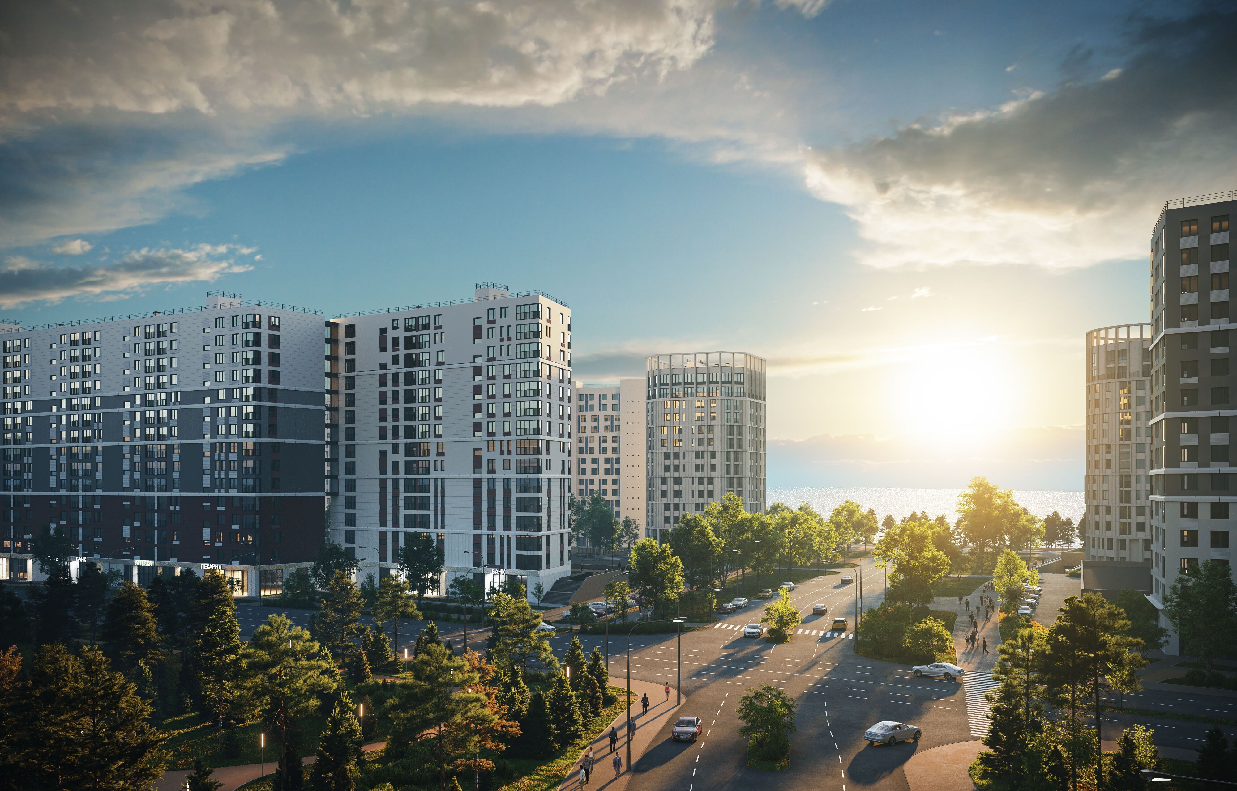 1-комнатная квартира, 44.7 кв.м, ЖК "Морская набережная" (Бульвар+СиВью), изображение-9