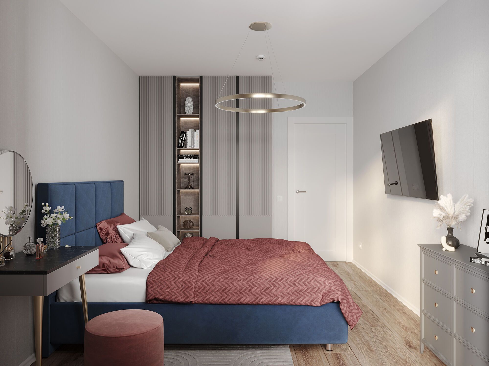 2-комнатная квартира, 54 кв.м, ЖК "Пейзажный квартал" (Цветной город), изображение-11