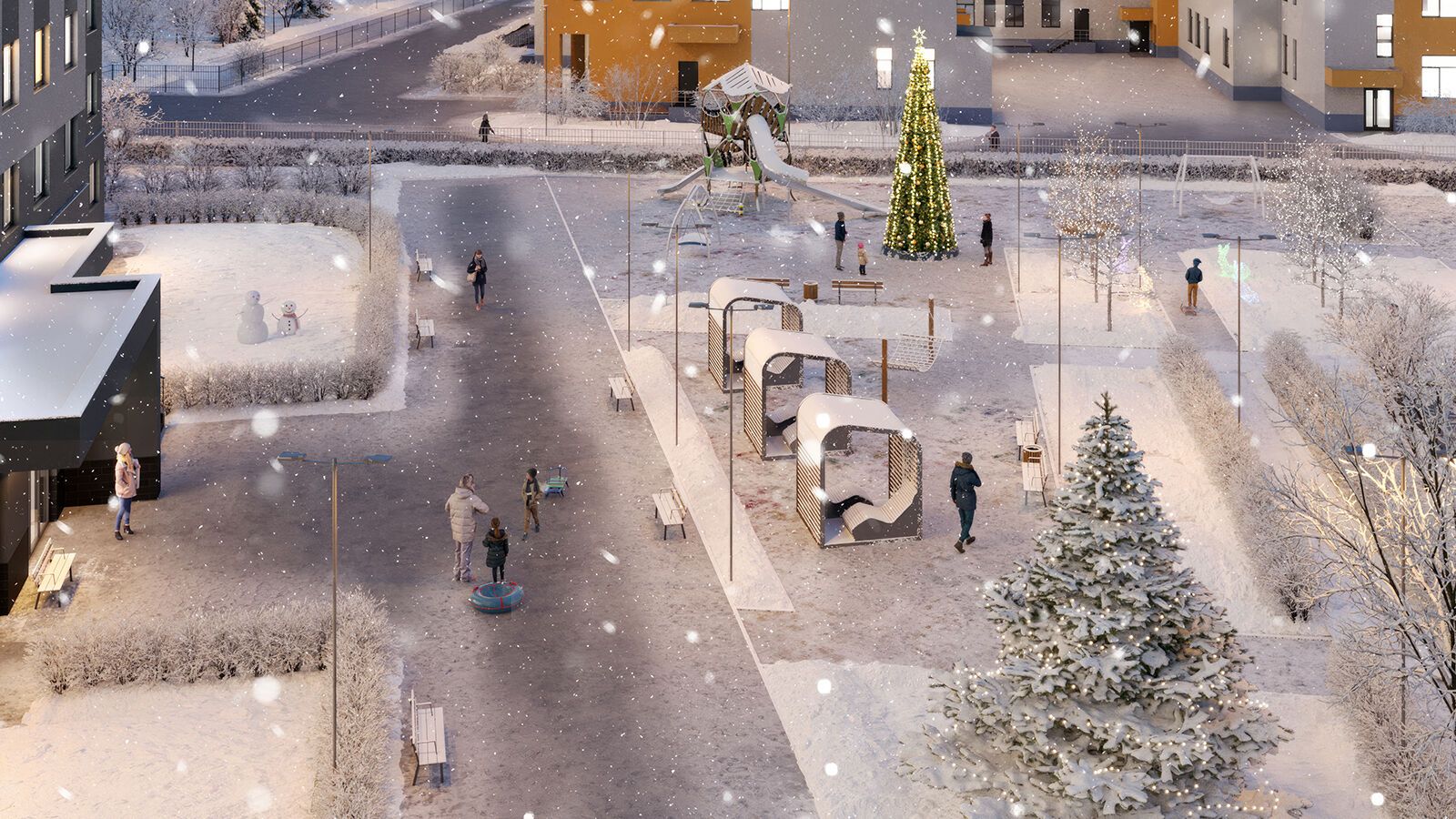 2-комнатная квартира, 59 кв.м, ЖК "Пейзажный квартал" (Цветной город), изображение-3