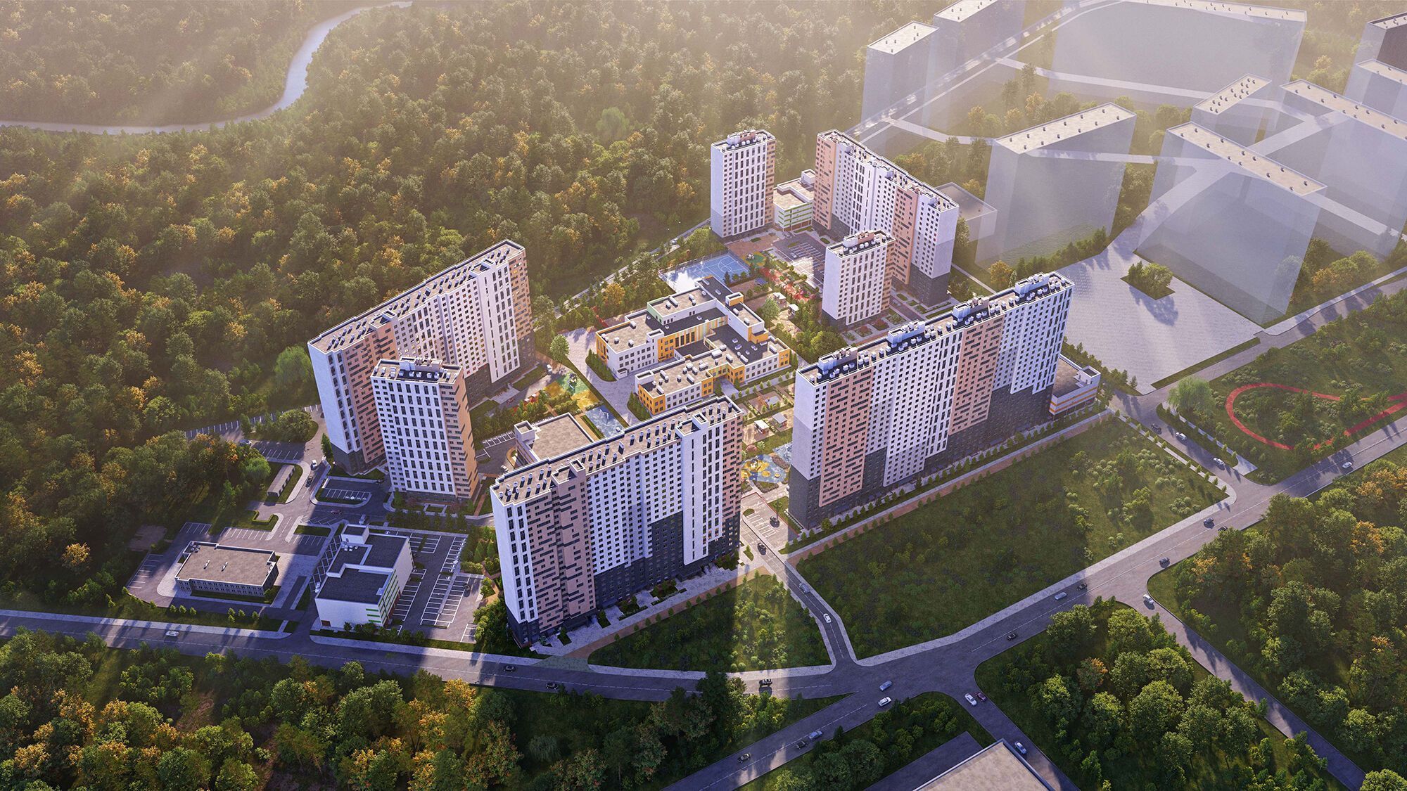 2-комнатная квартира, 59 кв.м, ЖК "Пейзажный квартал" (Цветной город), изображение-4