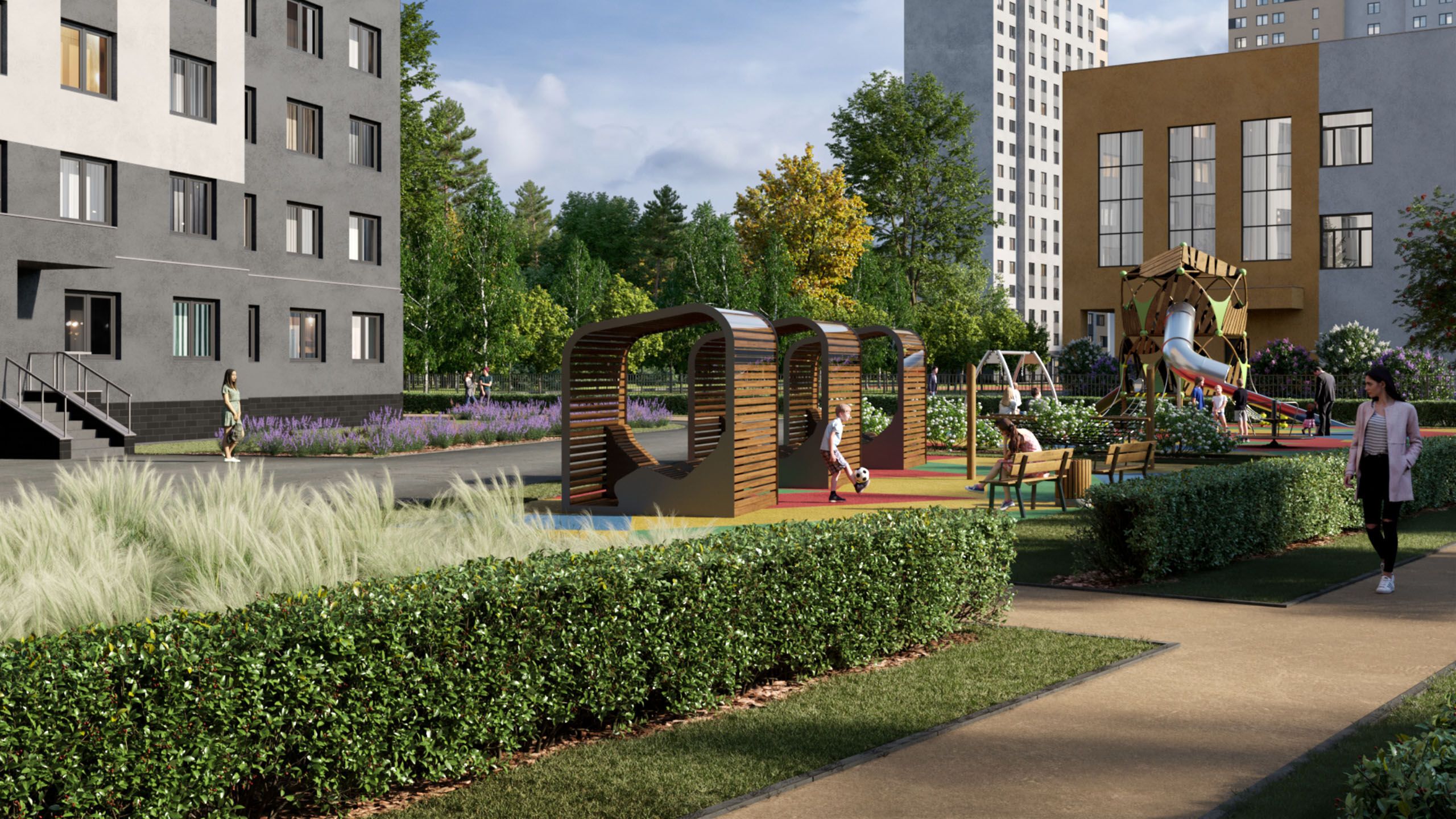 2-комнатная квартира, 54 кв.м, ЖК "Пейзажный квартал" (Цветной город), изображение-7