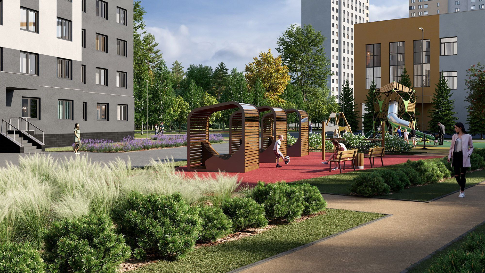 2-комнатная квартира, 59 кв.м, ЖК "Пейзажный квартал" (Цветной город), изображение-8