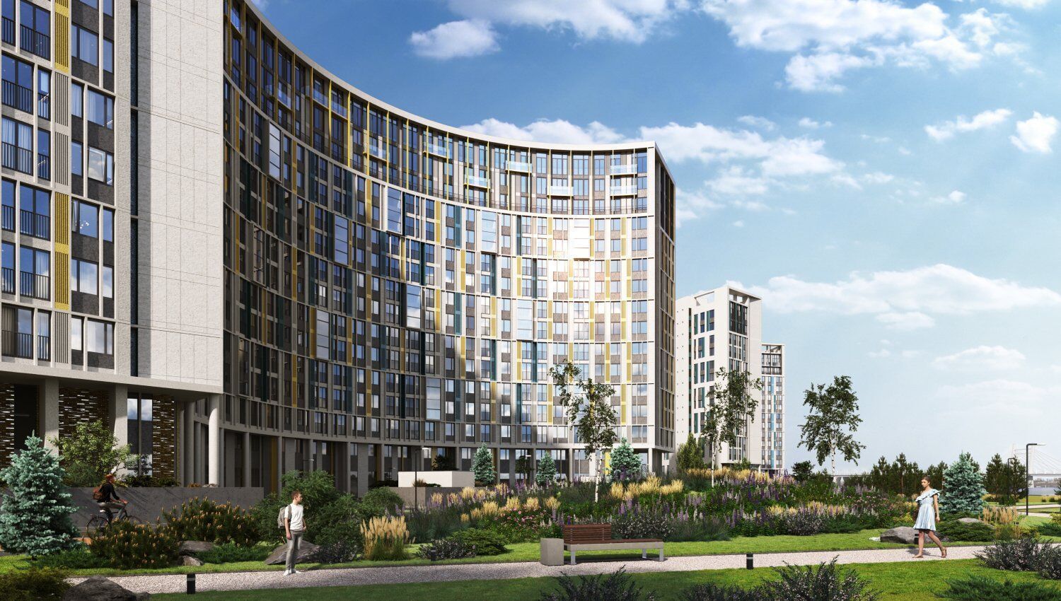 1-комнатная квартира, 44.7 кв.м, ЖК "Морская набережная" (Бульвар+СиВью), изображение-3